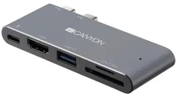 Docking station CANYON USB-C hub 7in1 për MacBook Pro / Air