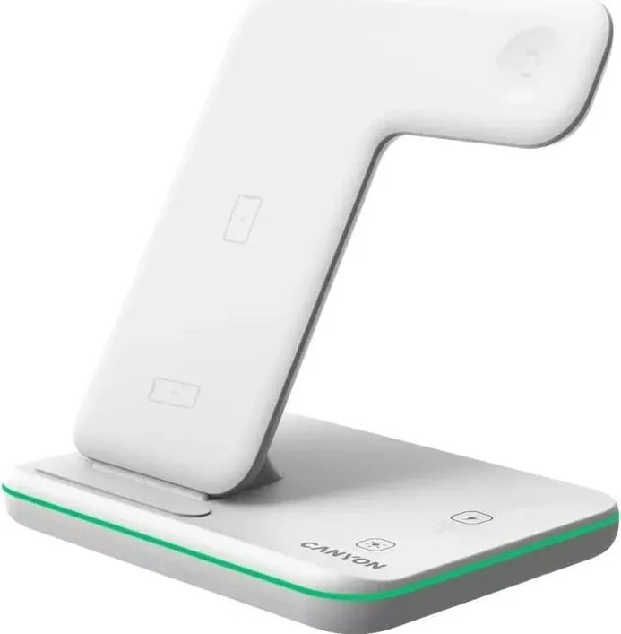 Karikues wireless Canyon WS-303, 15W, USB Type-C, i bardhë - 1