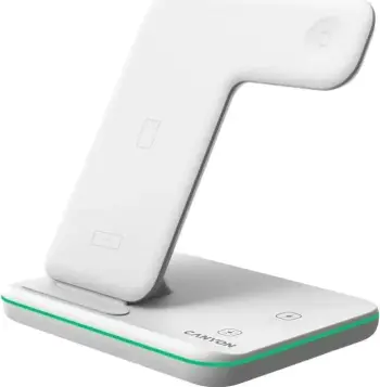 Karikues wireless Canyon WS-303, 15W, USB Type-C, i bardhë