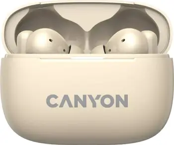 Kufje pa tela Canyon OnGo TWS 10, Bluetooth, TWS, bezhë