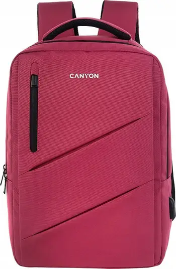 Çantë shpine Canyon BPE-5, për laptop 15.6", poliester, rozë