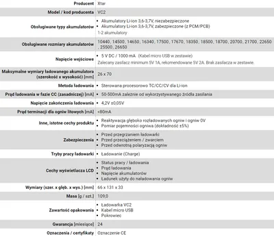 Karikues i baterive EverActive Xtar VC2 (VC2) - 7