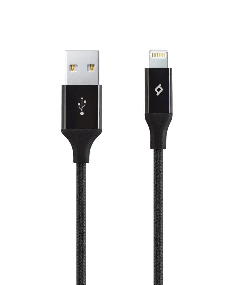 Kabllo EverActive USB-A - Lightning Cable, 1.2 m, e zezë - 1