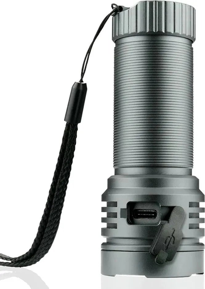 Dritë dore EverActive FL-3300R Luminator, LED, e rikarikueshme, e zezë - 5