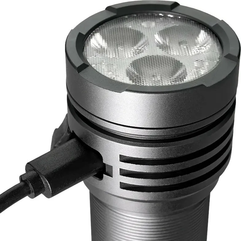 Dritë dore EverActive FL-3300R Luminator, LED, e rikarikueshme, e zezë - 6