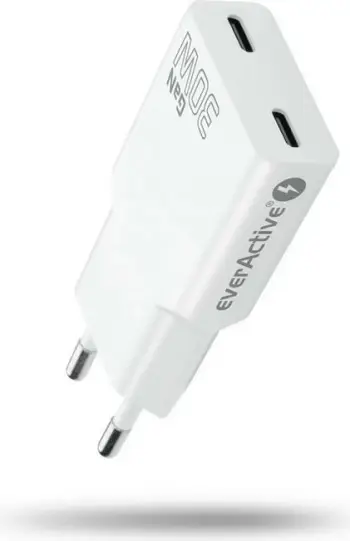 Karikues muri Everactive 30W, 2x USB C, i bardhë