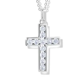 Qafore për femra Modesi Cross M00541, e argjendtë