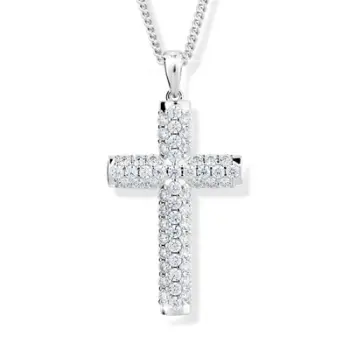 Qafore për femra Modesi Cross M00141, e argjendtë