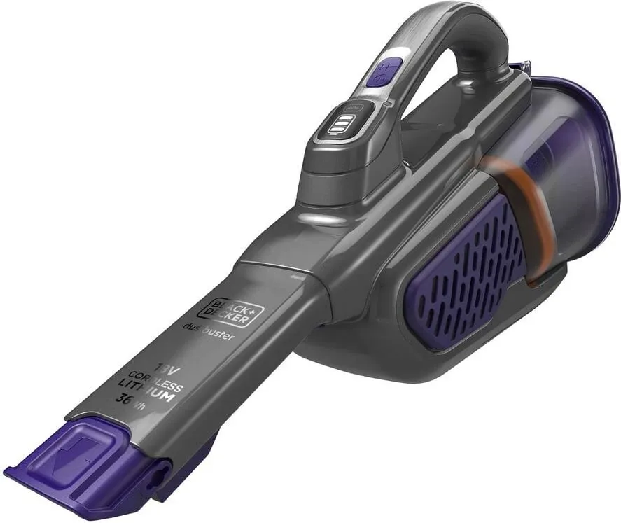 Fshesë dore me korrent Black & Decker, 36W, e vjollcë/hiri - 1