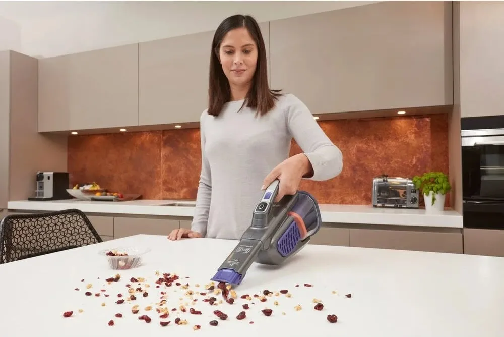 Fshesë dore me korrent Black & Decker, 36W, e vjollcë/hiri - 5