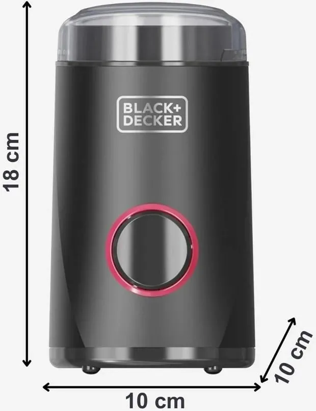 Mulli kafeje BLACK+DECKER BXCG152E, i zi - 8