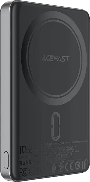 Powerbank Acefast M12-10000 PD20W ultra-slim, MagSafe compatible, zi