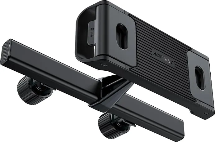 Mbajtës për mbështetëse koke makine Acefast D8, për celular dhe tablet, 135-230mm, zi - 6