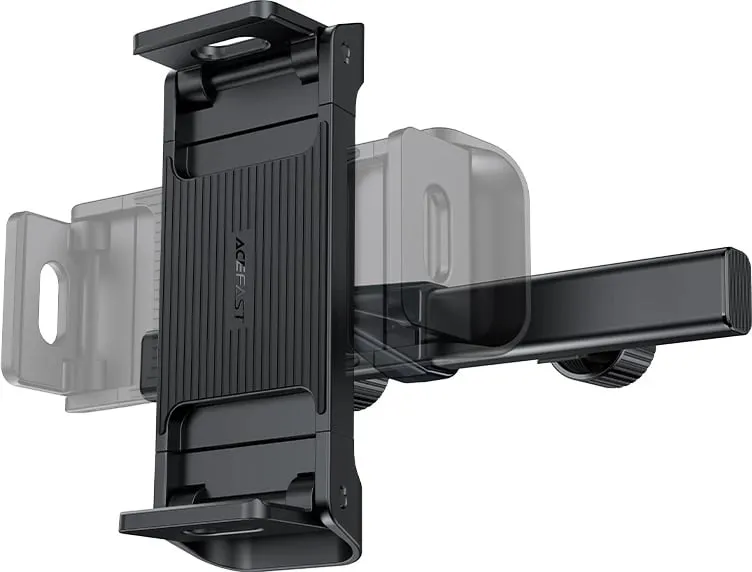 Mbajtës për mbështetëse koke makine Acefast D8, për celular dhe tablet, 135-230mm, zi - 7
