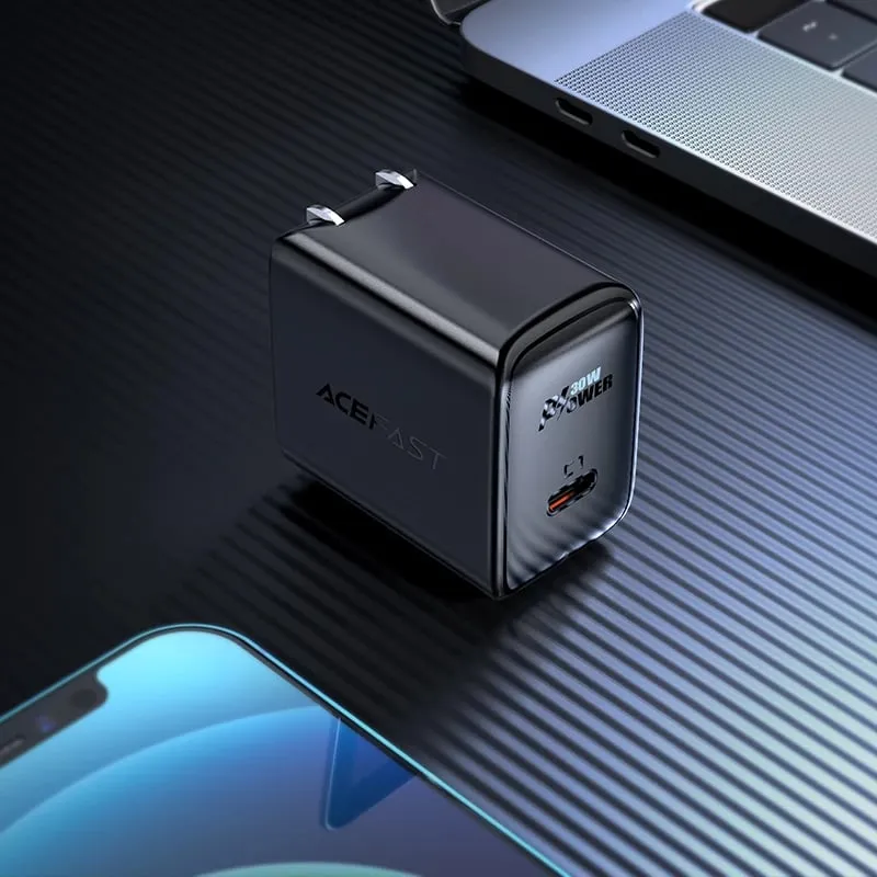 Karikues muri Acefast A23, 30W, GaN, USB-C, i zi - 2