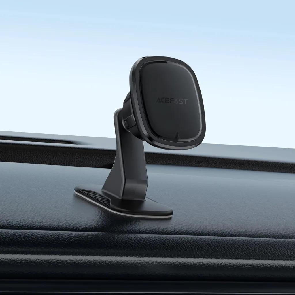 Mbajtës magnetik për celular Acefast D35, i zi, për panel të makinës - 7
