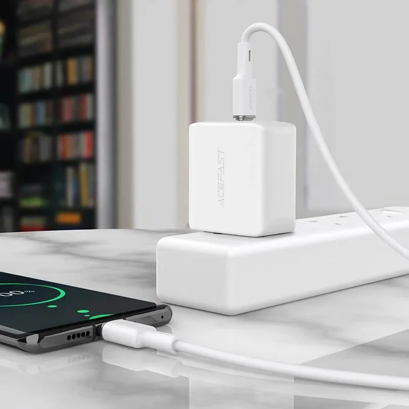 Kabllo Acefast C2-03, USB-C në USB-C, 1.2m, 60W, e gjelbër - 5