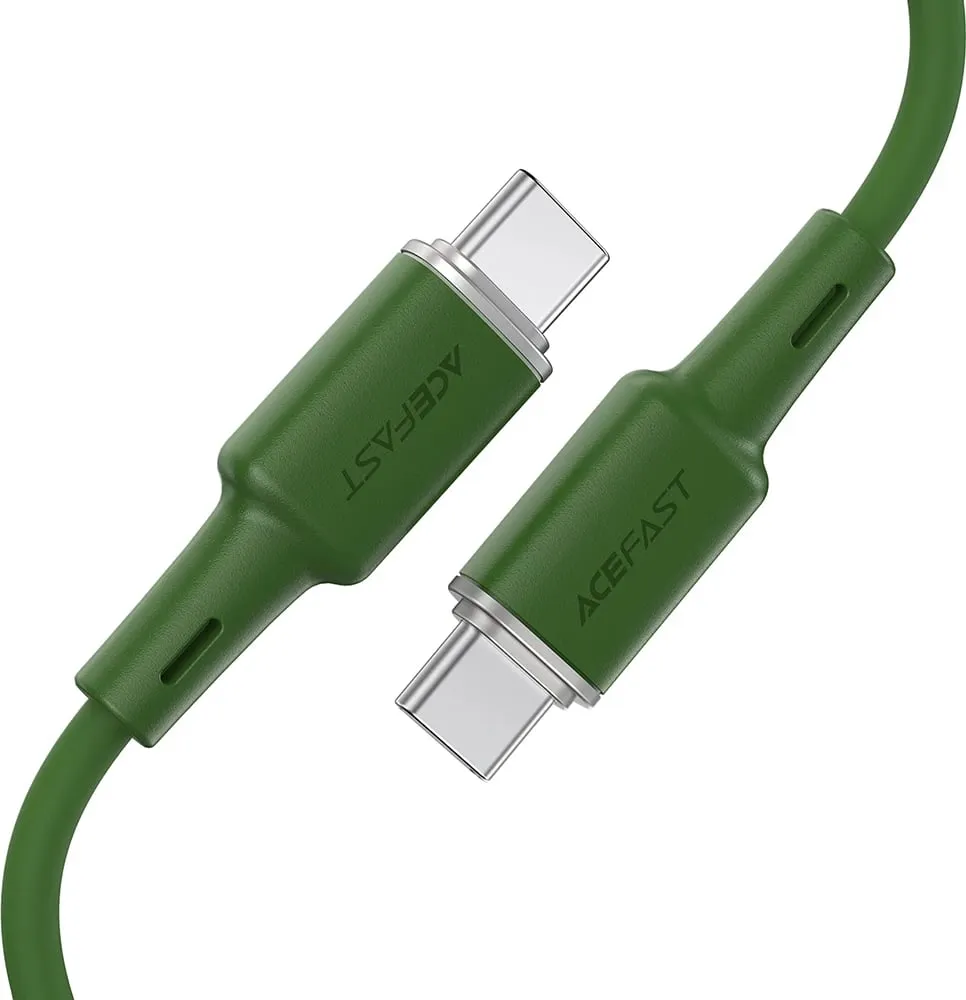 Kabllo Acefast C2-03, USB-C në USB-C, 1.2m, 60W, e gjelbër - 6