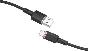 Kabllo Acefast C14-04 USB-A në USB-C, 1.2m, 3A, e zezë