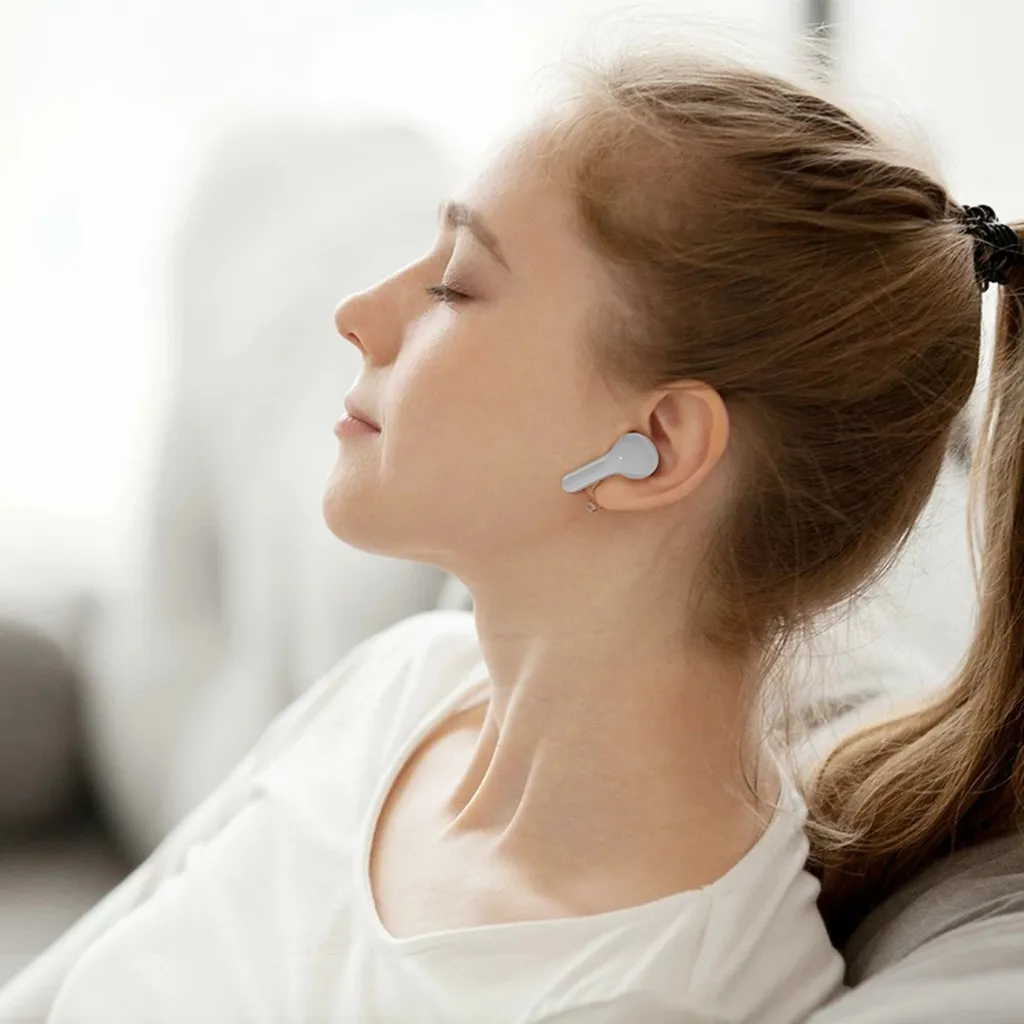 Kufje Acefast T6 TWS wireless, Bluetooth, me ekran LED, Blu - 18