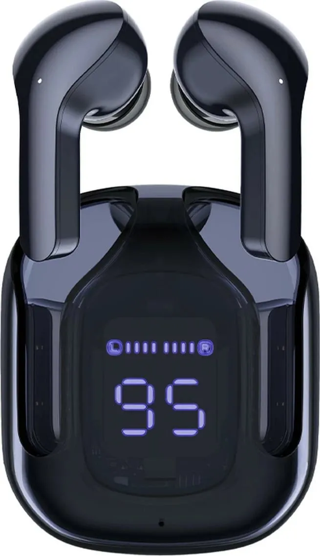 Kufje Acefast T6 TWS wireless, Bluetooth, me ekran LED, Blu - 7