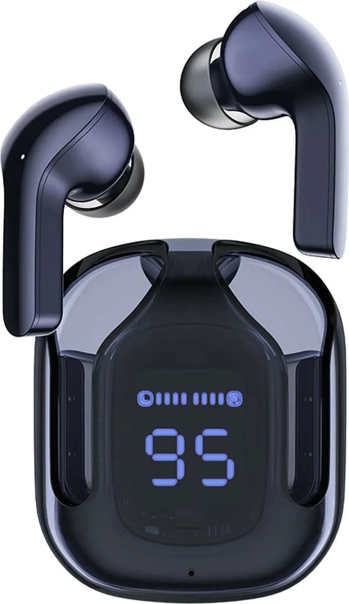 Kufje Acefast T6 TWS wireless, Bluetooth, me ekran LED, Blu - 10