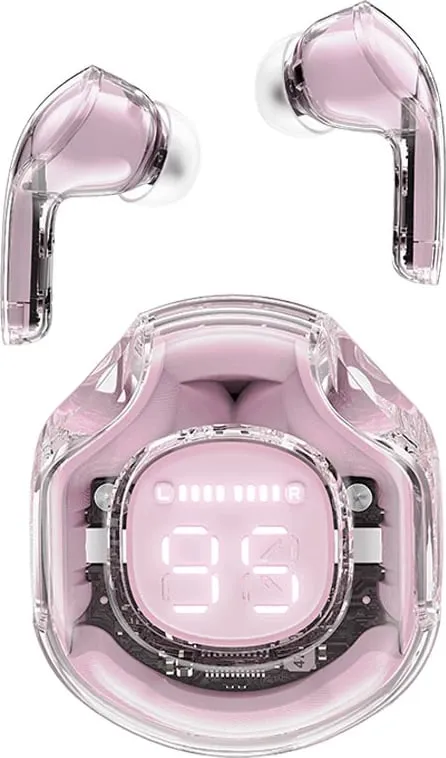 Kufje wireless Acefast T8, TWS, Bluetooth 5.3, 30 orë, rozë - 1