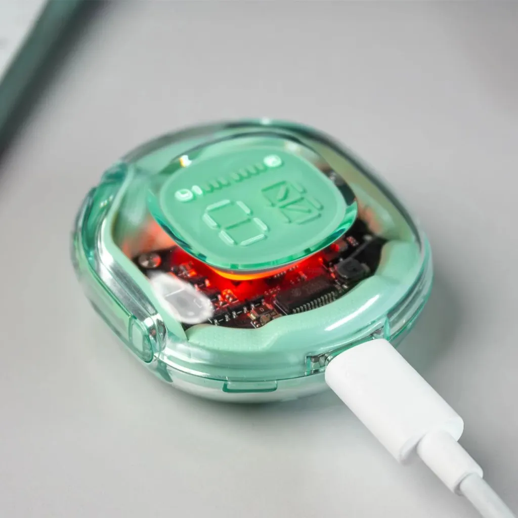 Kufje wireless Acefast T8, TWS, Bluetooth 5.3, 30 orë, rozë - 6