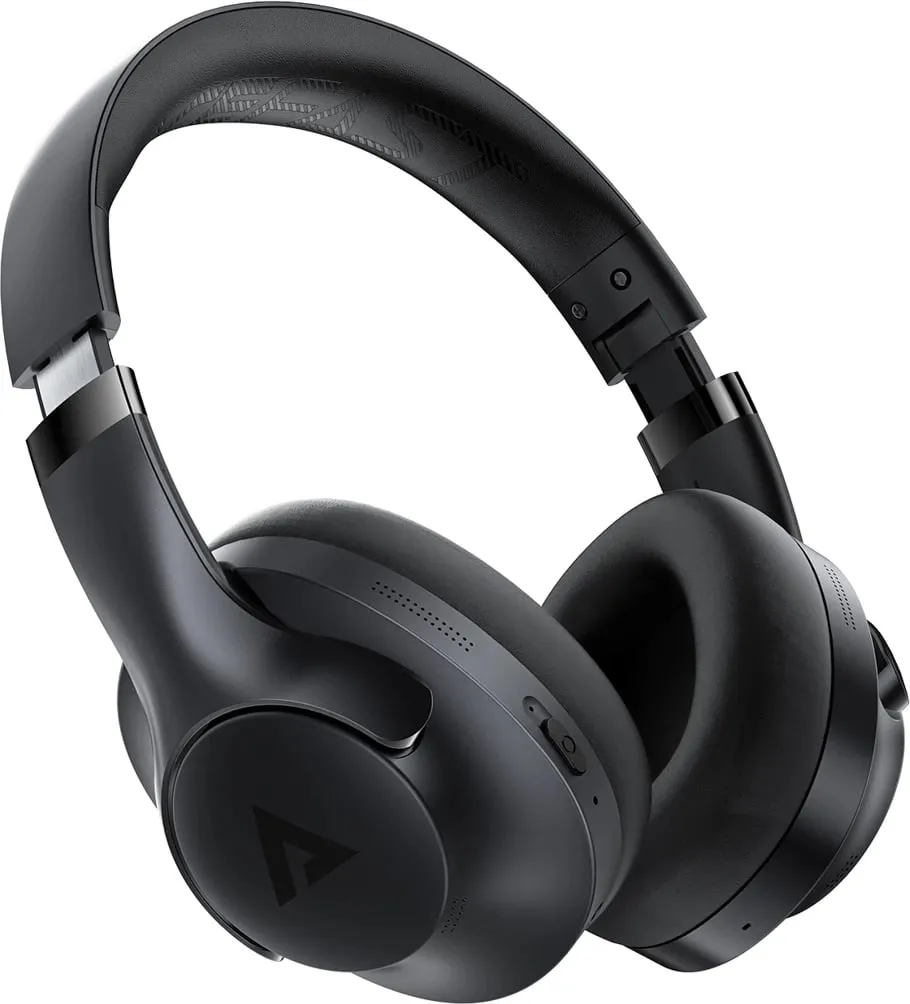 Kufje wireless Acefast H4, Bluetooth 5.3, ANC, IPX4, të zeza - 1