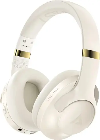 Kufje Acefast H4 wireless, Bluetooth 5.3, ANC, IPX4, bezhë