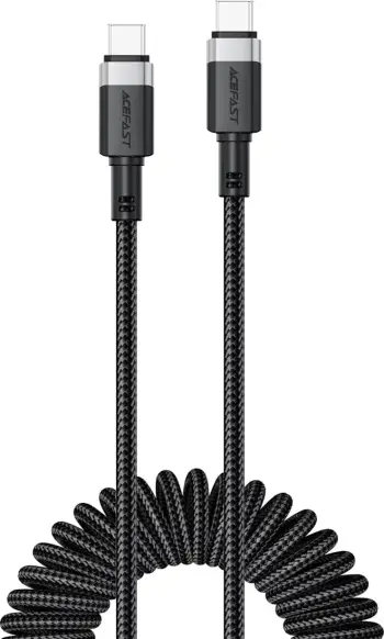 Kabllo USB-C në USB-C Acefast C14-03, 1.2m, 3A, 480Mb/s, e zezë