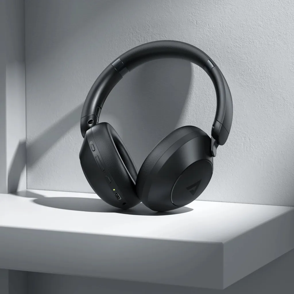 Kufje wireless Acefast H3 me ANC, Bluetooth 5.3, të zeza - 7