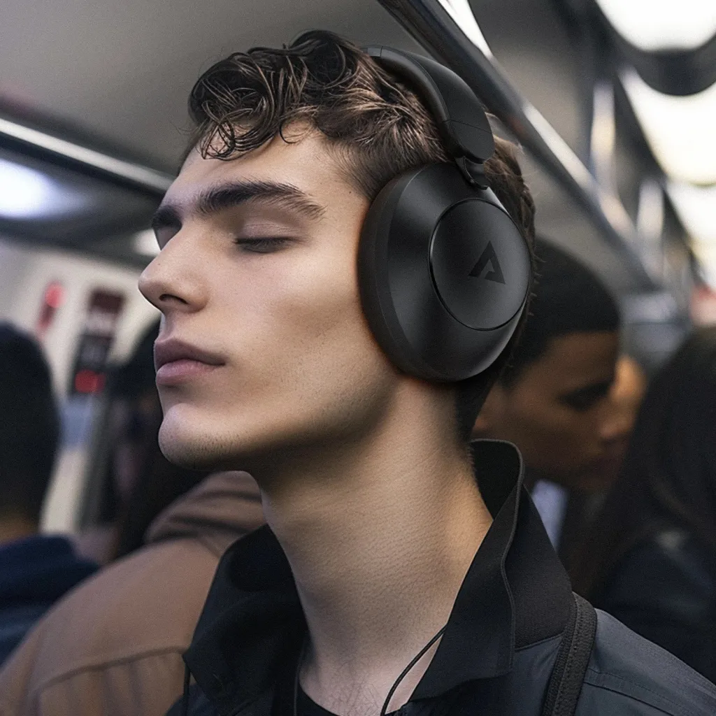 Kufje wireless Acefast H3 me ANC, Bluetooth 5.3, të zeza - 8