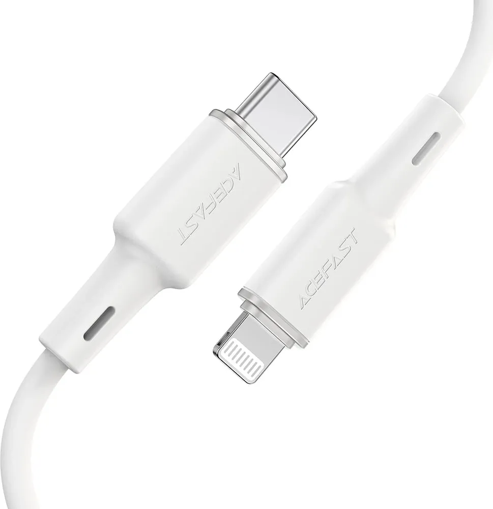 Kabllo Acefast C2-01, USB Type-C në Lightning, 1.2m, 30W, e zezë - 10