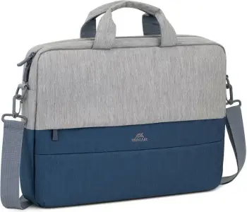 Çantë laptopi RIVACASE Prater 7532, 15.6 inç, gri/blu