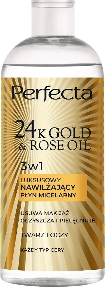 Ujë micelar Perfecta 24K Luxurious, për të gjitha llojet e lëkurës - 1
