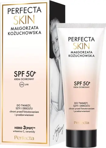 Krem mbrojtës për fytyrë Perfecta Skin Małgorzata Kożuchowska SPF50+, 50ml për femra