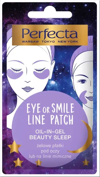 Patch gel për sy ose vijat e buzëqeshjes Perfecta femra 2 copë