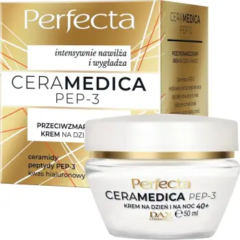 Krem fytyre dite dhe nate anti-rrudha për femra Perfecta Ceramedica Pep-3, 50ml