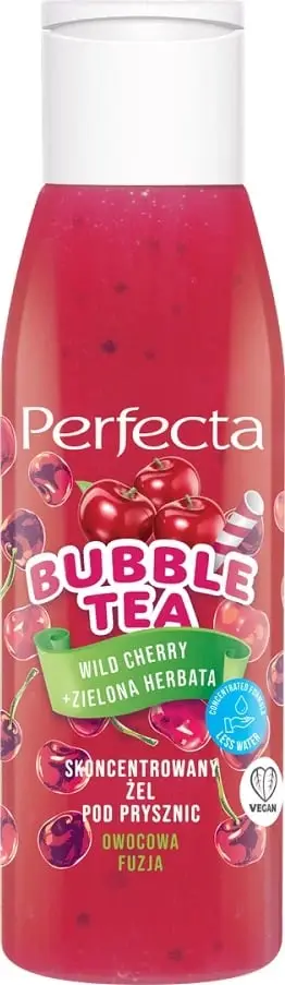 Xhel dushi për femra Perfecta Bubble Tea Wild Cherry + Green Tea, 100ml