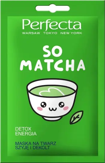 Maskë fytyre Perfecta So Matcha Detox & Energy për femra 10ml