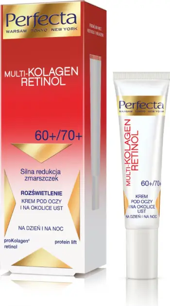 Krem për lëkurën rreth syve Perfecta Multi-Collagen Retinol, 60+/70+, 15 ml