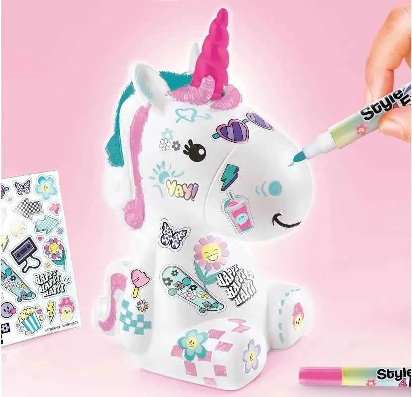Set kreativ Epee Creative Pink Unicorns EP60046, DIY, me drita shumëngjyrëshe - 4