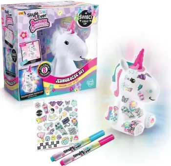 Set kreativ Epee Creative Pink Unicorns EP60046, DIY, me drita shumëngjyrëshe