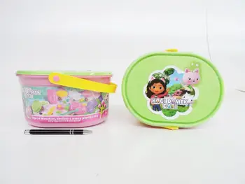 Set kreativ me plastelinë Epee Gabby’s Dollhouse Fairy Garden, me forma dhe vegla, shumëngjyrësh