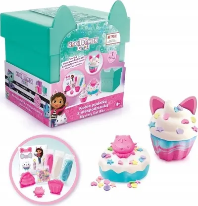 Set modelues Epee Gabbys Dollhouse Cat Surprise Box, plastelinë, jeshile - 1