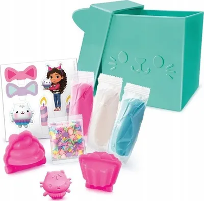 Set modelues Epee Gabbys Dollhouse Cat Surprise Box, plastelinë, jeshile - 2