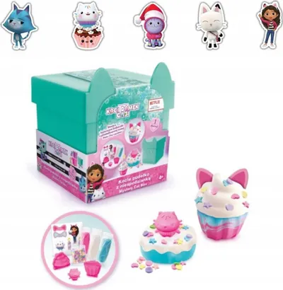 Set modelues Epee Gabbys Dollhouse Cat Surprise Box, plastelinë, jeshile - 5