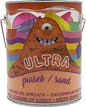 Rërë kinetike Epee UltraSand, 900g, 4 kallëpe 2 mjete, portokalli