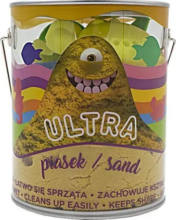 Rërë kineze Epee Ultra Sand, 900g, me aksesorë Sea Life, e verdhë
